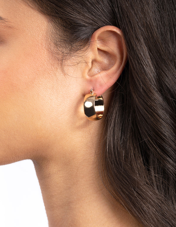 Boss Chubby Mini Hoop 18K Gold over Sterling Silver Earrings | Sonia Hou  Jewelry – SONIA HOU